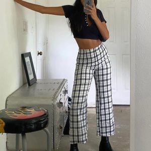 Euros Pants Black / White Princess Polly